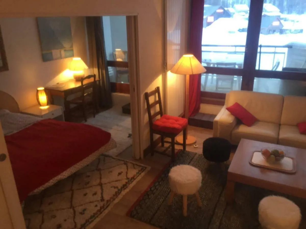 Chaleureux 3 Pieces 50M² Plein Sud Avec Grande Terrasse Au Pied Des Pistes A Isola 2000 Apartment